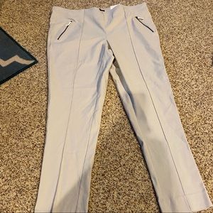 Skinny ankle pants - Cream - Size 20